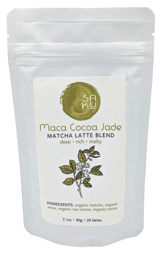 SAKU - Maca Cocoa Jade - Matcha Latte Blend