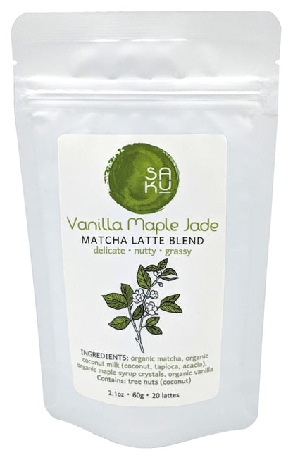 SAKU - Vanilla Maple Jade - Matcha Latte Blend