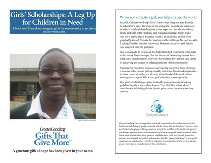 Donation - Girls' Scholarships: A Leg Up For Children In Need