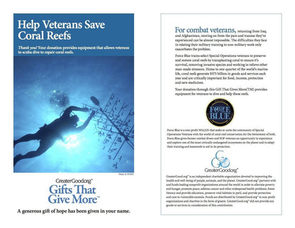 Donation - Help Veterans Save Coral Reefs